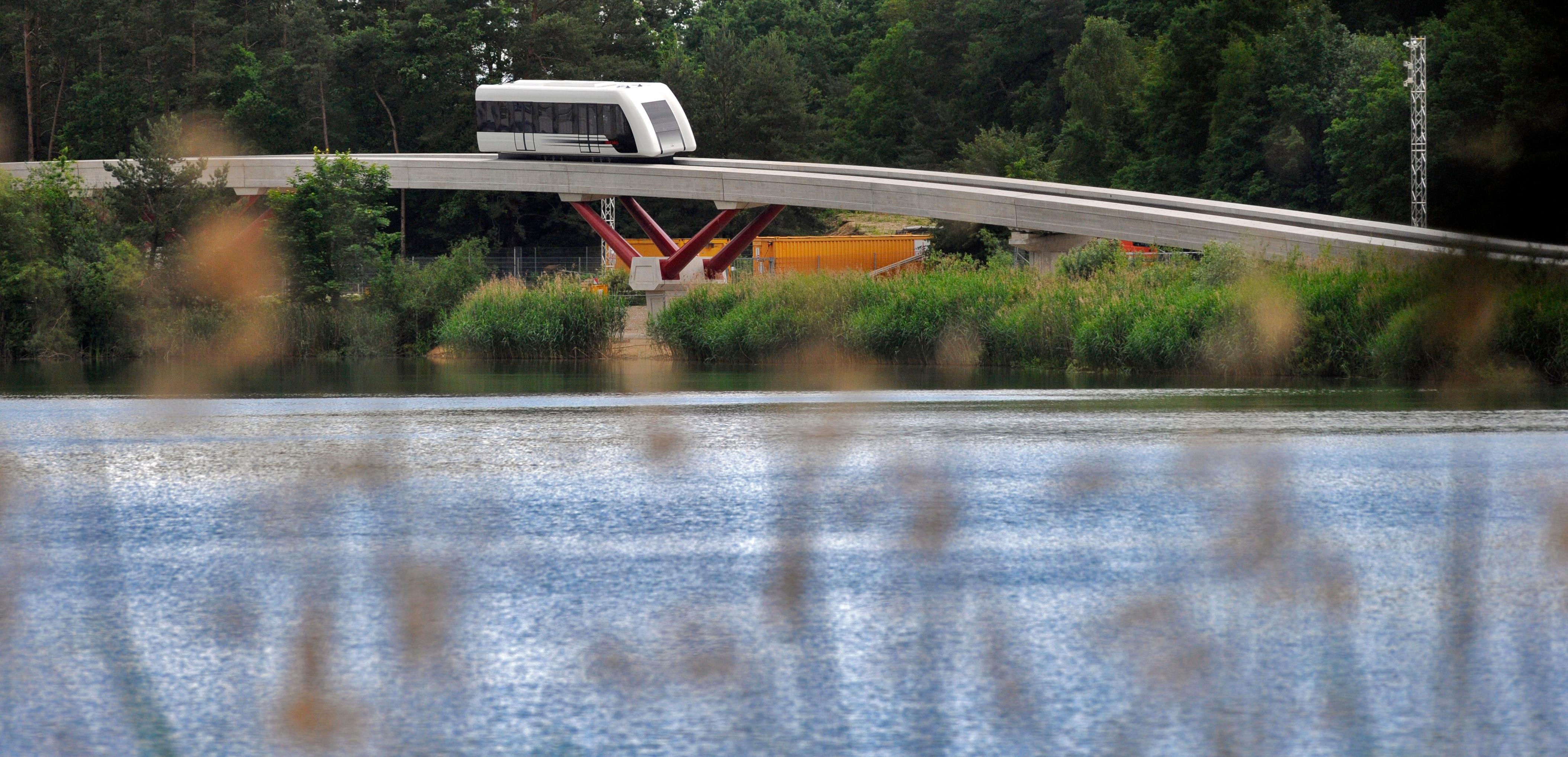 Am Bögl-Weiher in Sengenthal verläuft die Teststrecke fürs TSB.