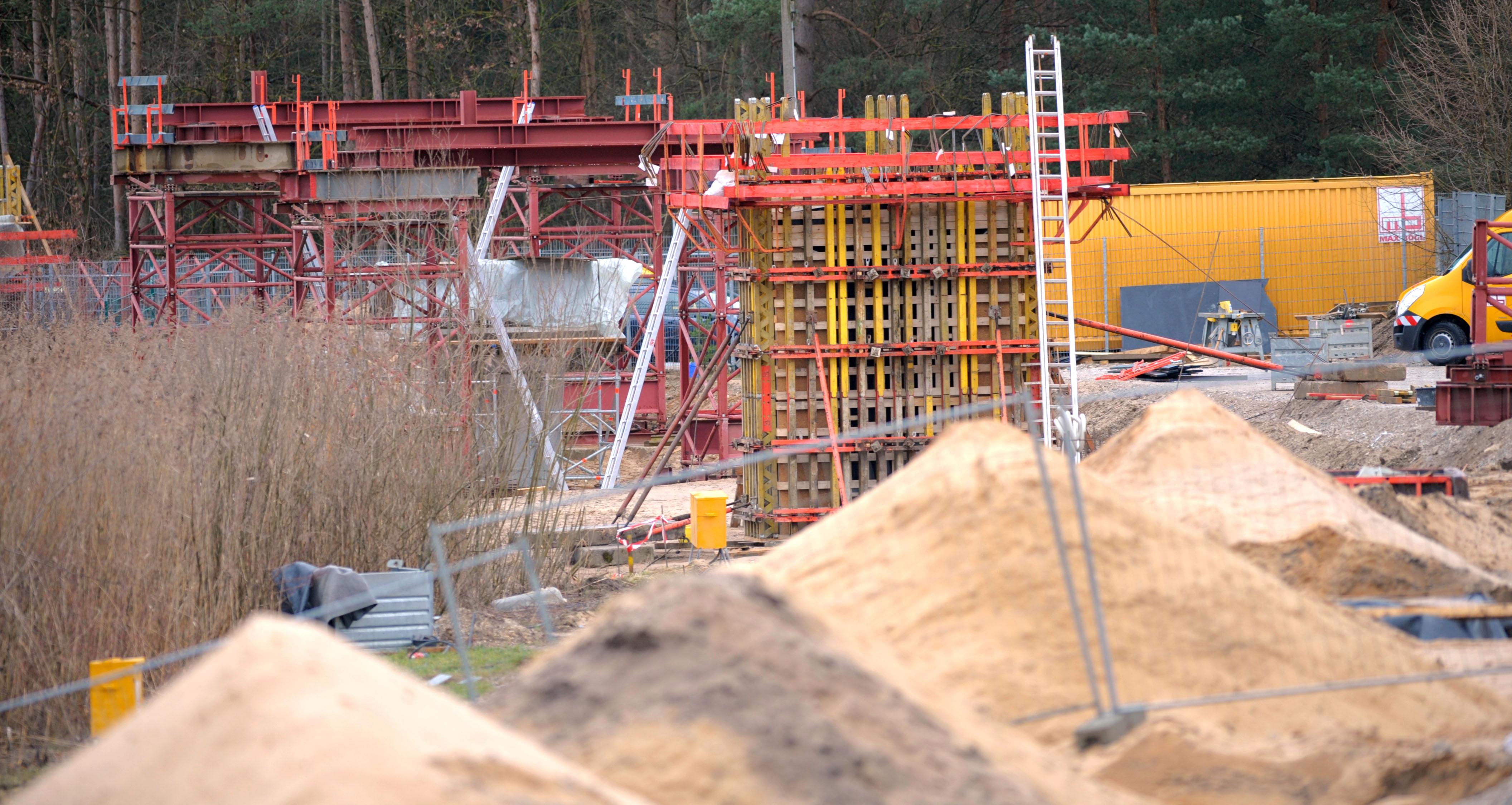 Anfang 2016 errichtete die Firma Max Bögl die neue Teststrecke fürs TSB am Baggersee.