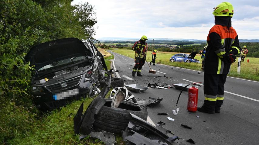 Schwerer Verkehrsunfall zwischen Marloffstein und Adlitz