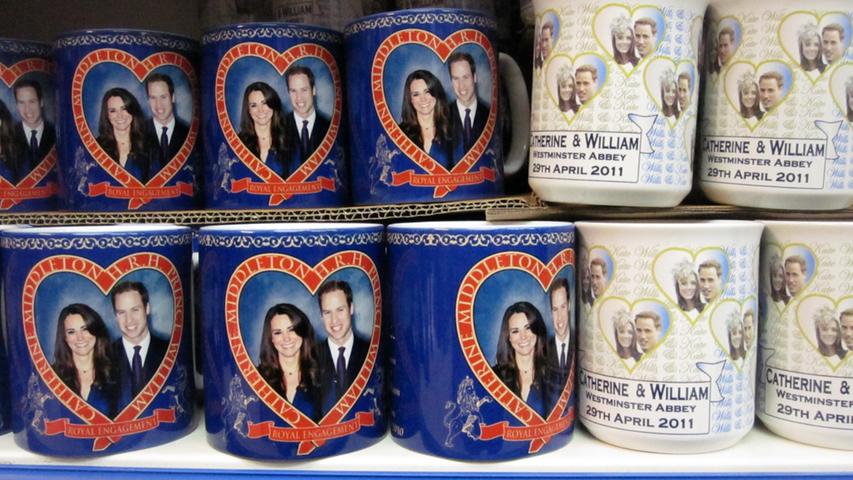Souvenirs zur Hochzeit von Prinz William und Kate