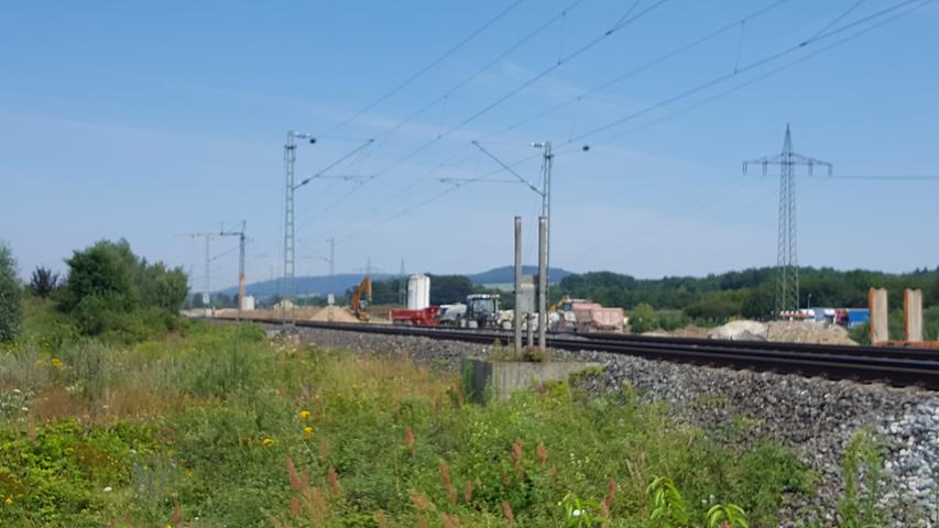 Neue ICE-Trasse: So laufen die Bahn-Arbeiten nördlich von Forchheim