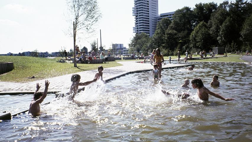 Der Wasserspielplatz am Norikus war bei den Kindern sehr beliebt, heute ist er leider nicht mehr intakt.