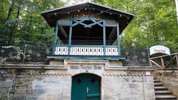 Der Weiß-Tauben-Keller hat während dem elf-tägigen Annafest geöffnet.