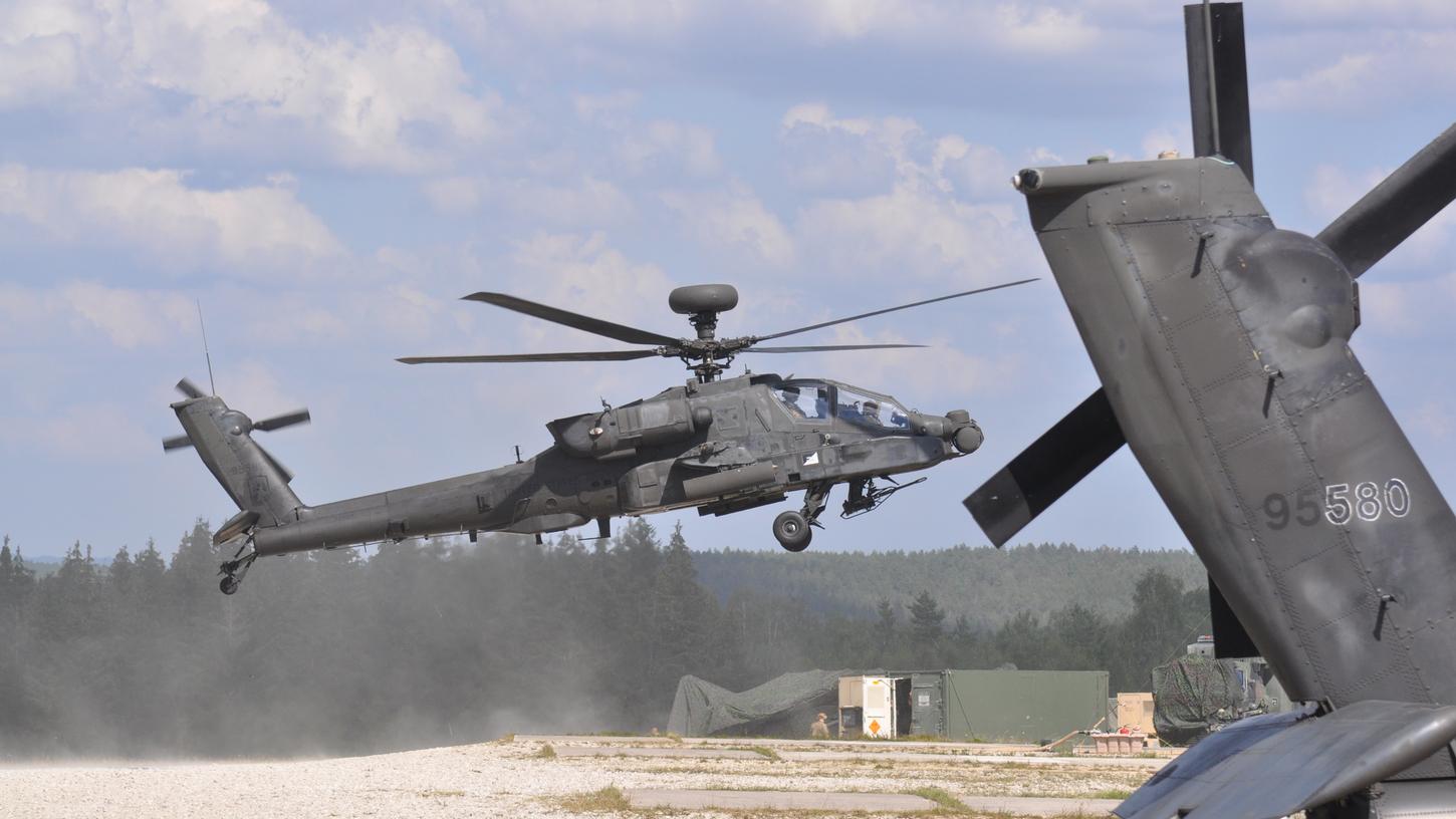 US-Kampfflieger über Franken: Hubschrauber zogen nach Grafenwöhr