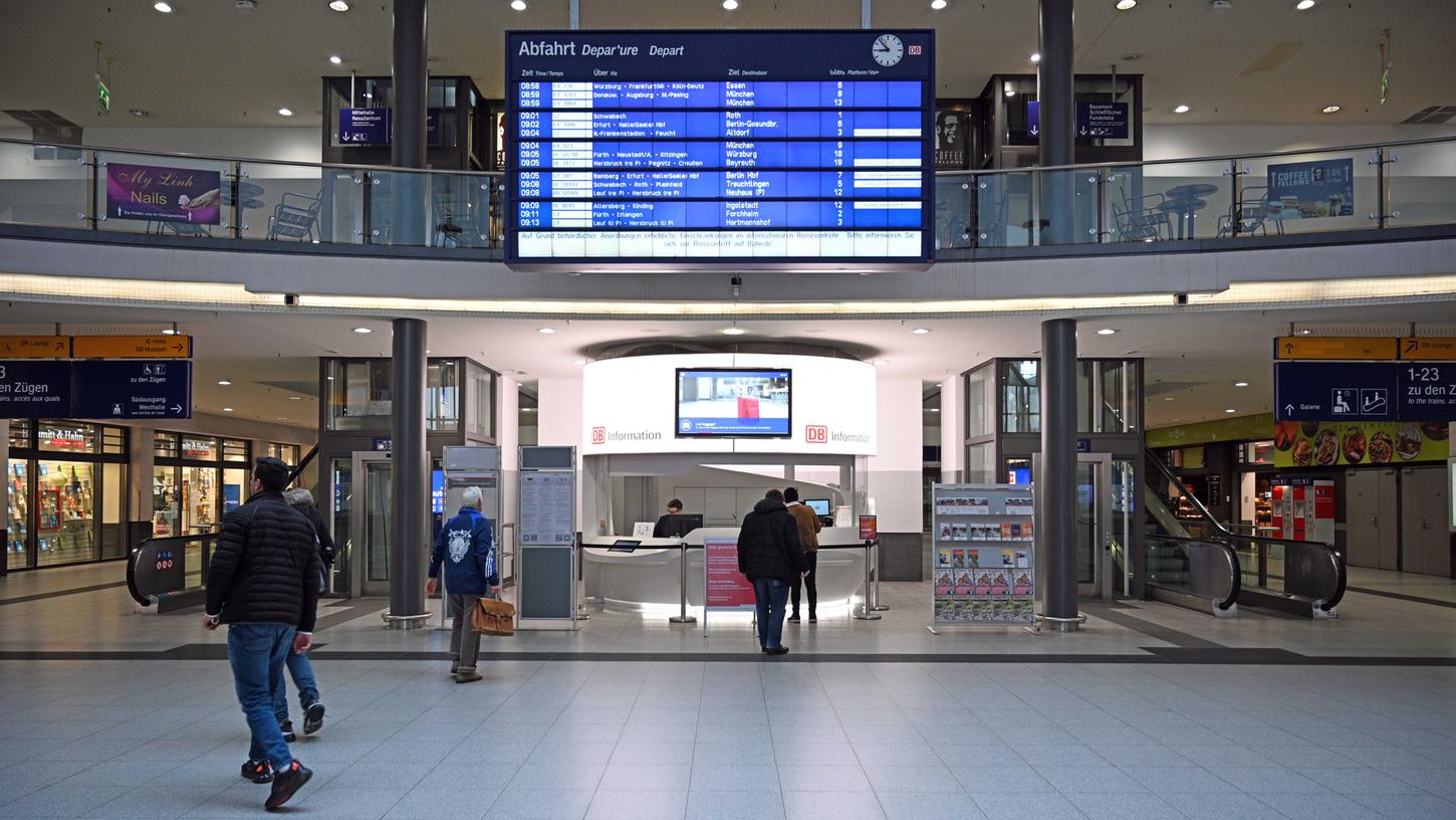 Am Nürnberger Hauptbahnhof soll für Reisende eine Corona-Teststation eingerichtet werden.