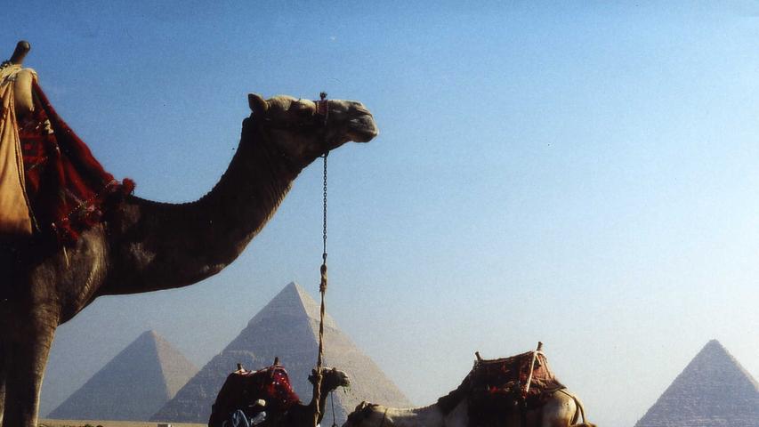 Warum nicht mal nach Ägypten? Auf die Pyramide hinten links ist der Herzogenauracher auch gestiegen.