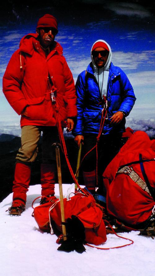 Am Gipfel des Chimborazo