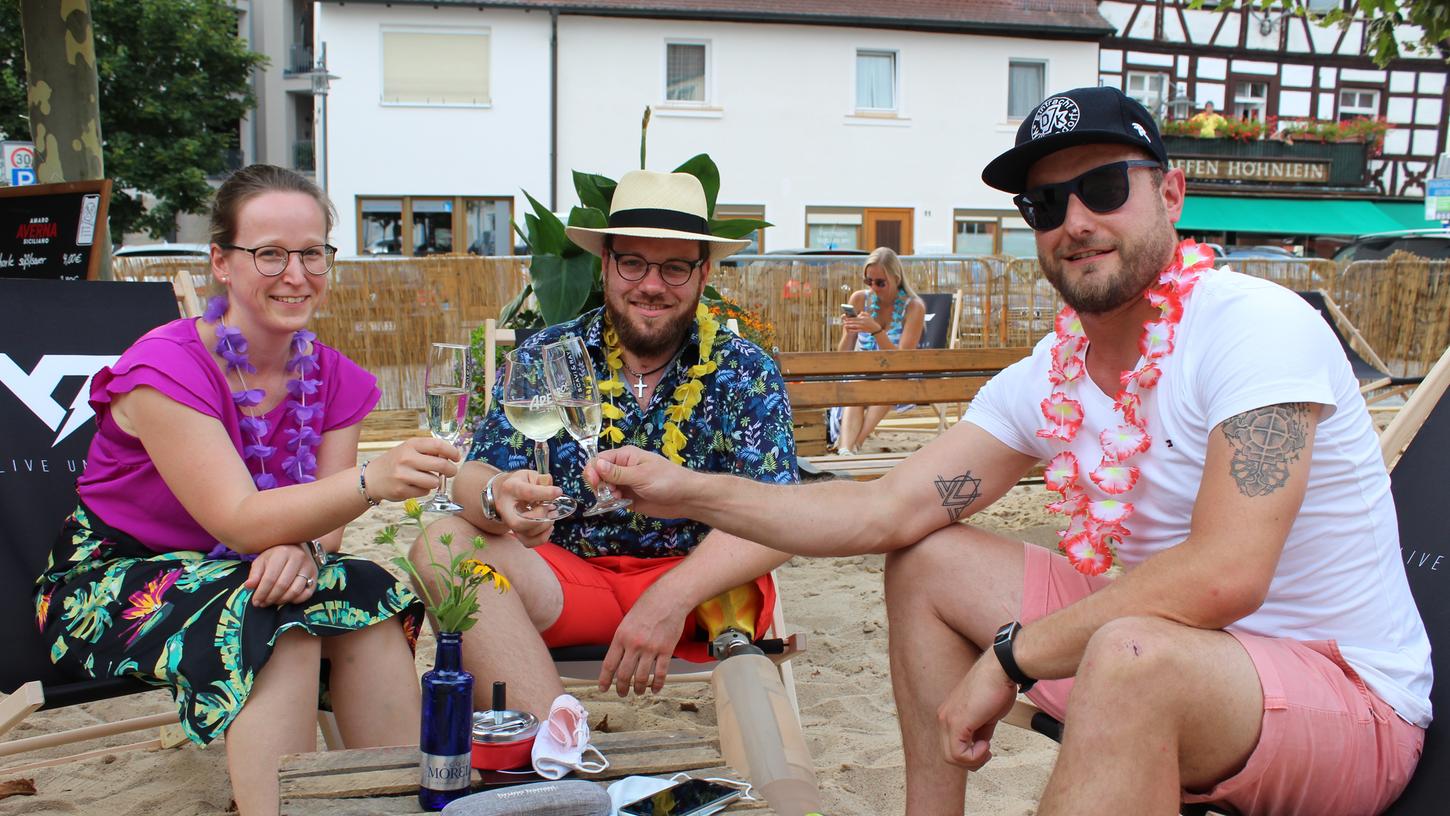 So schmeckt der Sommer in Forchheim auf dem Marktplatz. 