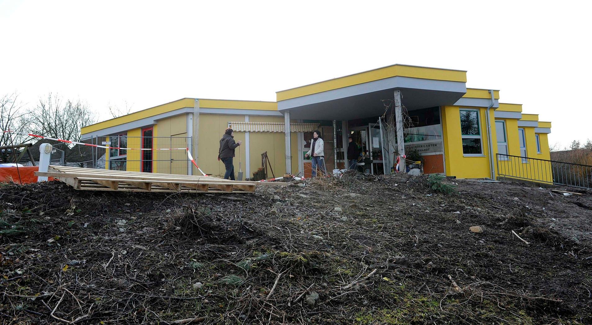 Richtfest für Kinderkrippe beim Paul-Gerhardt-Kindergarten in Höchstadt