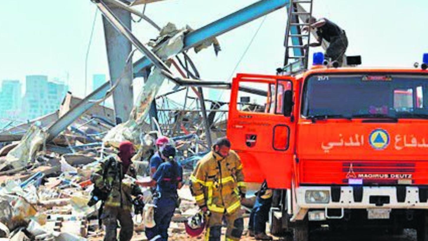 Nach Beirut-Explosion: Fränkisches Feuerwehrauto im Katastropheneinsatz