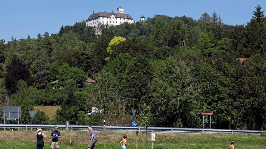 Naturbad Heiligenstadt mit angrenzendem Stellplatz und Spielplatz..06.08.20....Foto: Edgar Pfrogner