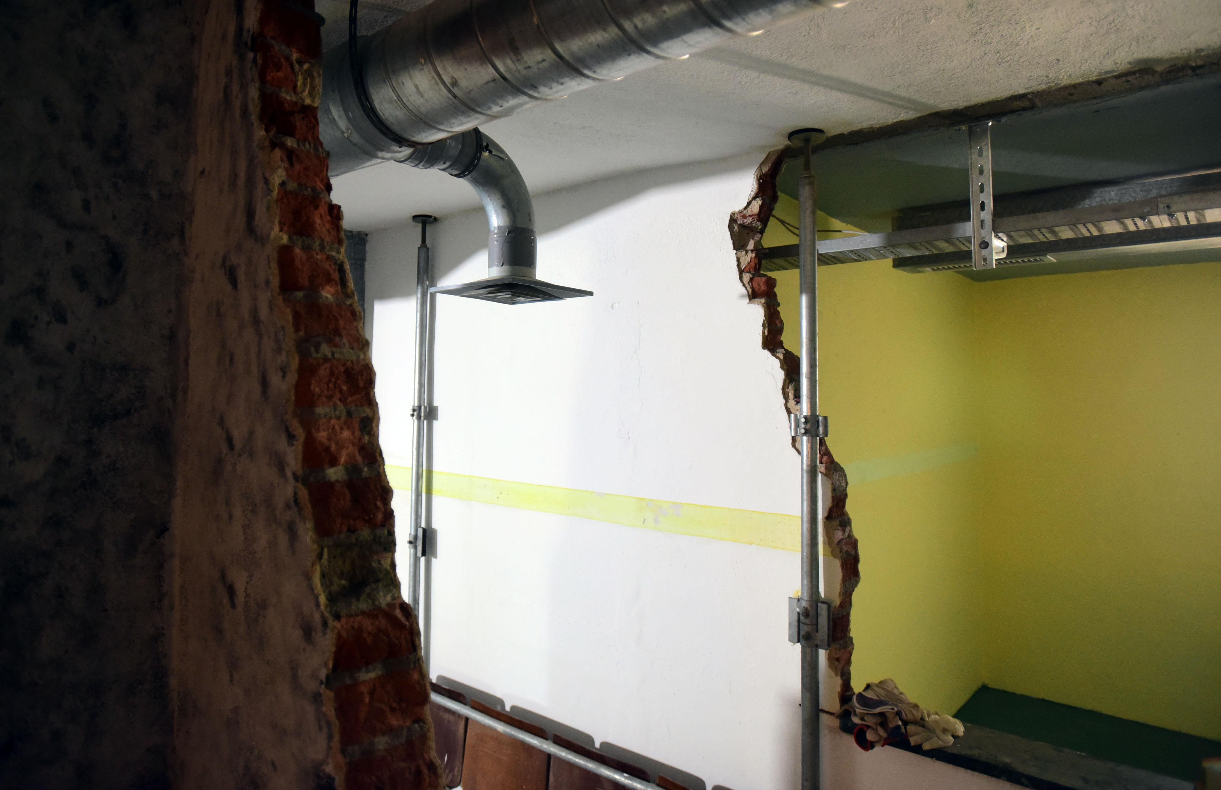 Über 100 Tonnen Schutt sind etwa durch das Entfernen von Wänden angefallen