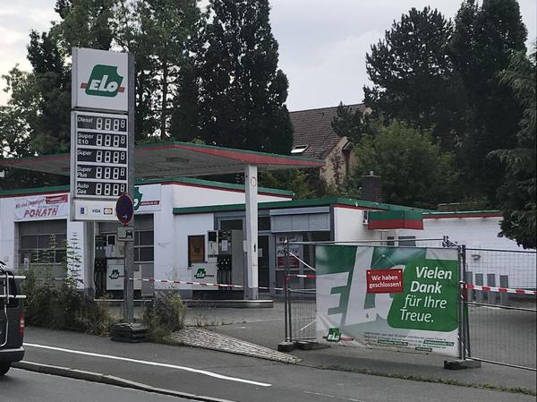 Neue Tankstelle vor Uttenreuth