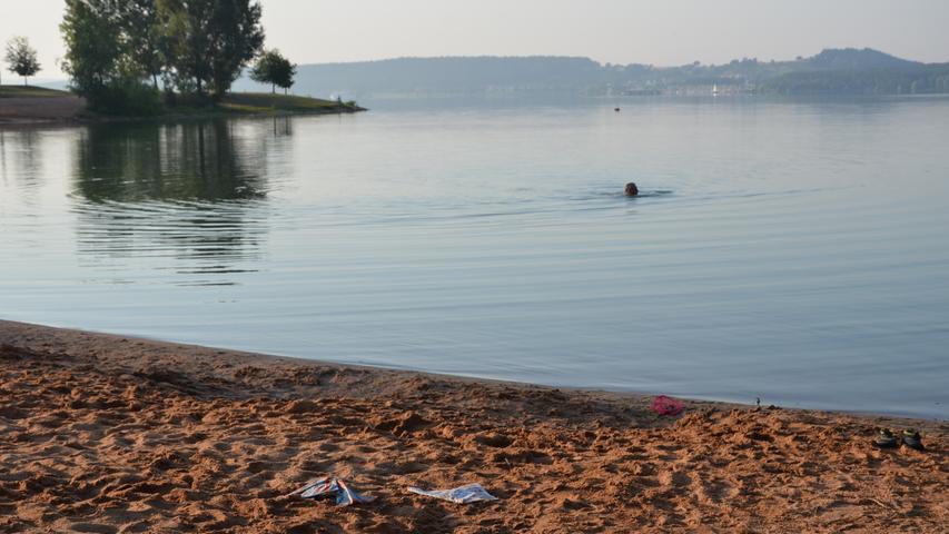Badegäste hinterlassen im Seenland jede Menge Müll
