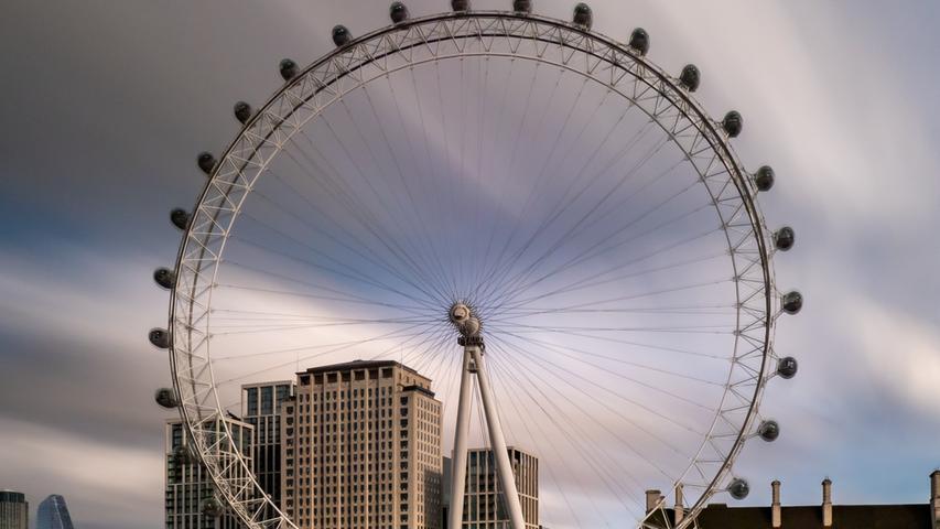 Runde Sache: Helga Speth fotografierte das London Eye.