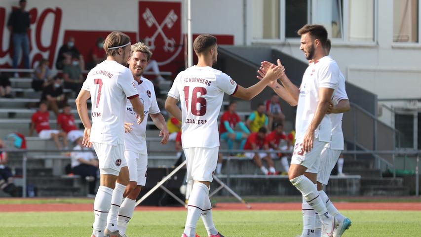 Erstes Testspiel, erster Sieg: FCN gelingt ein 1:0 in Regensburg