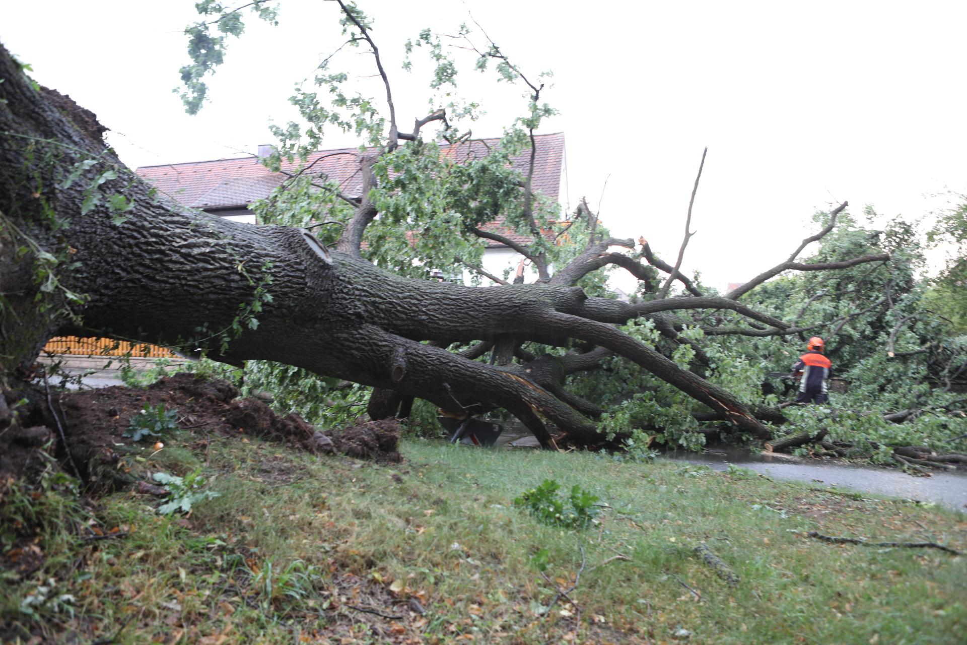 Überschwemmung nach Starkregen