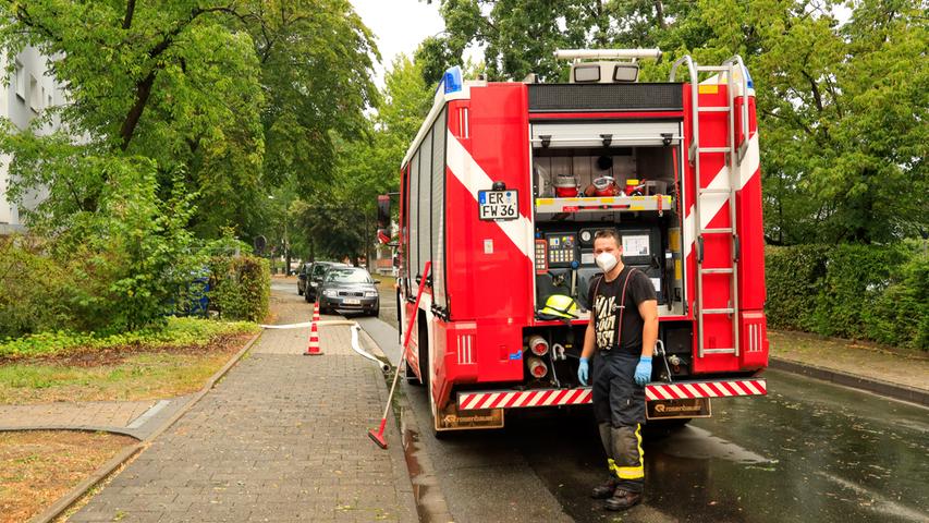 Heftige Unwetter in Erlangen: Über 300 Feuerwehreinsätze