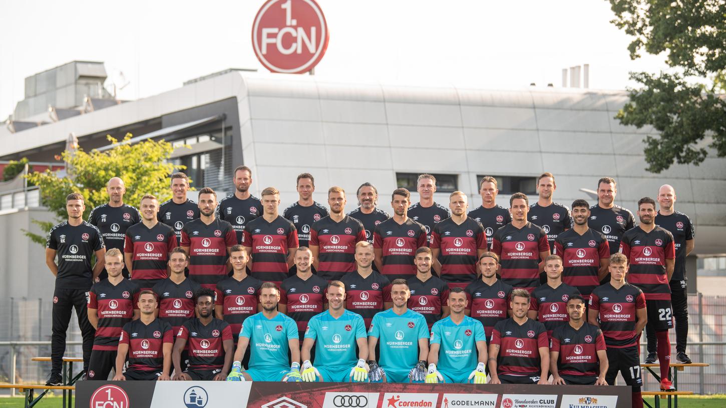 Das Mannschaftsfoto des 1. FC Nürnberg vor der Saison 2020/21.