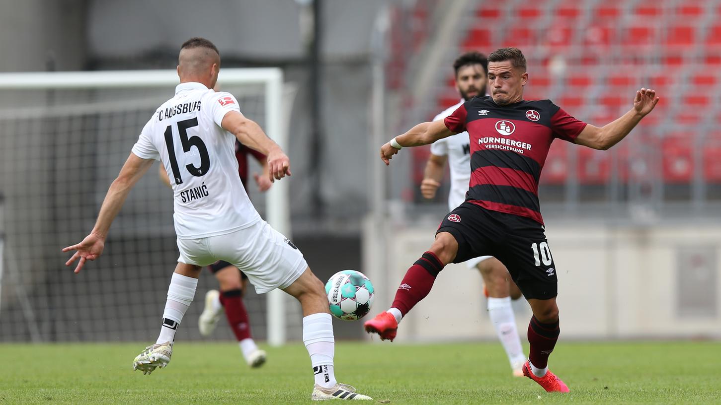 Agil gegen Augsburg: FCN-Offensivmann Nikola Dovedan.

