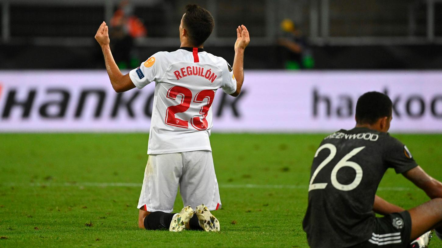 Sevilla jubelt, ManUnited trauert: Der erste Final-Teilnehmer der Europa-League steht fest.
Sevilla jubelt, ManUnited trauert: Der erste Final-Teilnehmer der Europa-League steht fest.