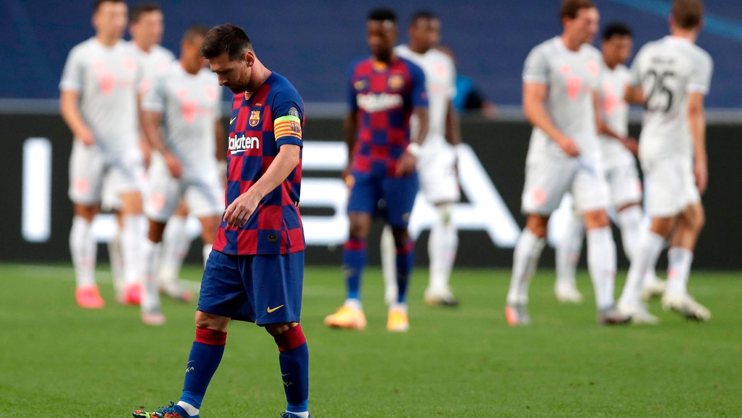 Superstar Lionel Messi und der FC Barcelona müssen die Niederlage gegen den FC Bayern erstmal verarbeiten. Die Konsequenzen des Debakels könnten weitreichend sein.
