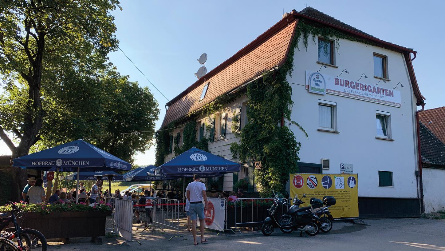 Im Schwabacher "Burgersgarten" ging es am Samstag (30. April) bei einer Schüler-Party etwas zu "rund". Die Polizei löste die Feier schließlich auf.