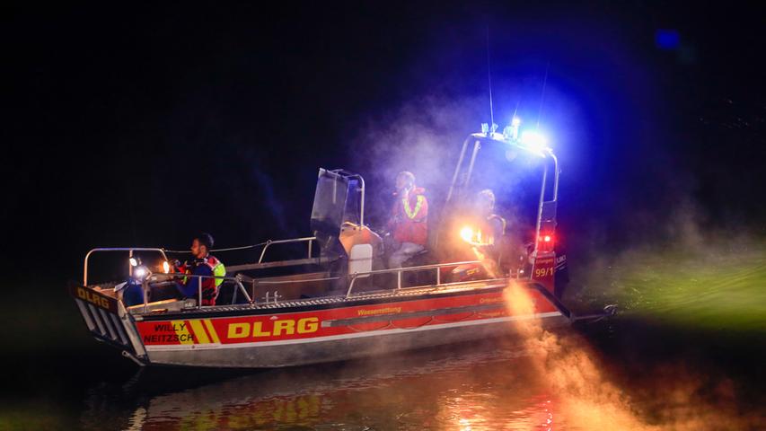 Vermisster im Kanal: Erlanger Rettungskräfte suchen Wasser ergebnislos ab