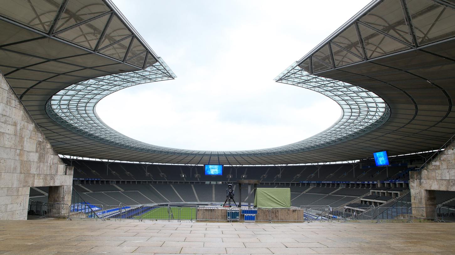 Das drittgrößte Stadion Deutschlands: das Olympiastadion in Berlin.
Das drittgrößte Stadion Deutschlands: das Olympiastadion in Berlin.