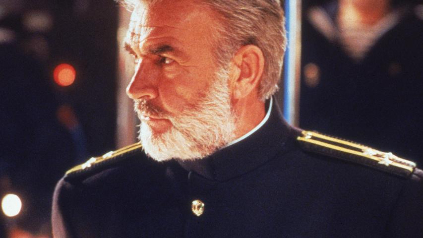 Rollenwechsel: In der Bestsellerverfilmung "Jagd auf Roter Oktober" spielt Sean Connery 1990 den Kapitän eines sowjetischen Atom-U-Bootes, der zur Nato überlaufen will.