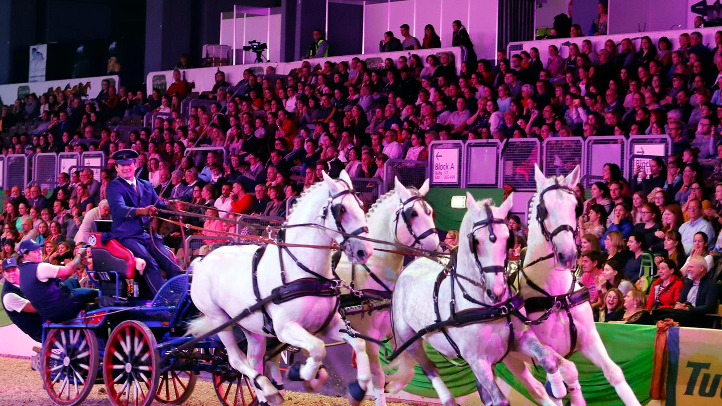 Eine Kutsche bei der Top-Show Eine Kutsche bei der Top-Show