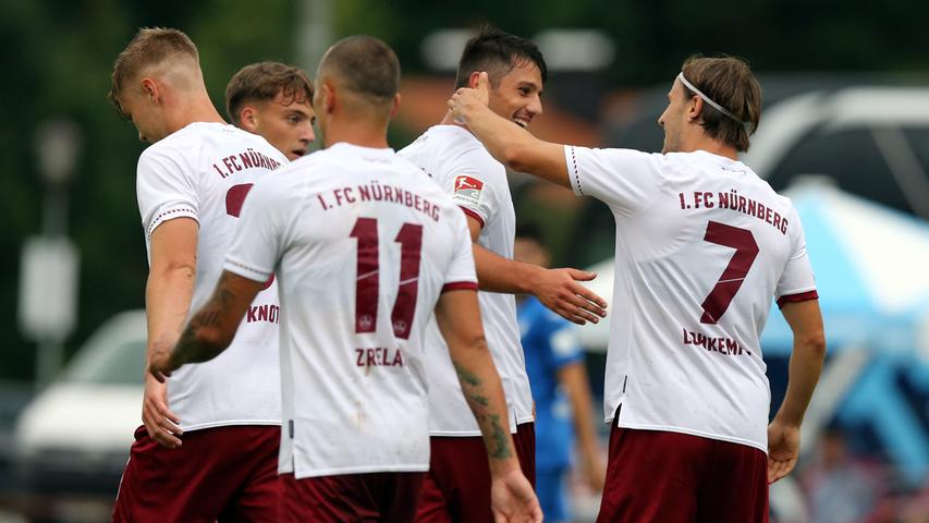 Torfestival im Test gegen die TSG: Club besiegt Hoffenheim 5:2