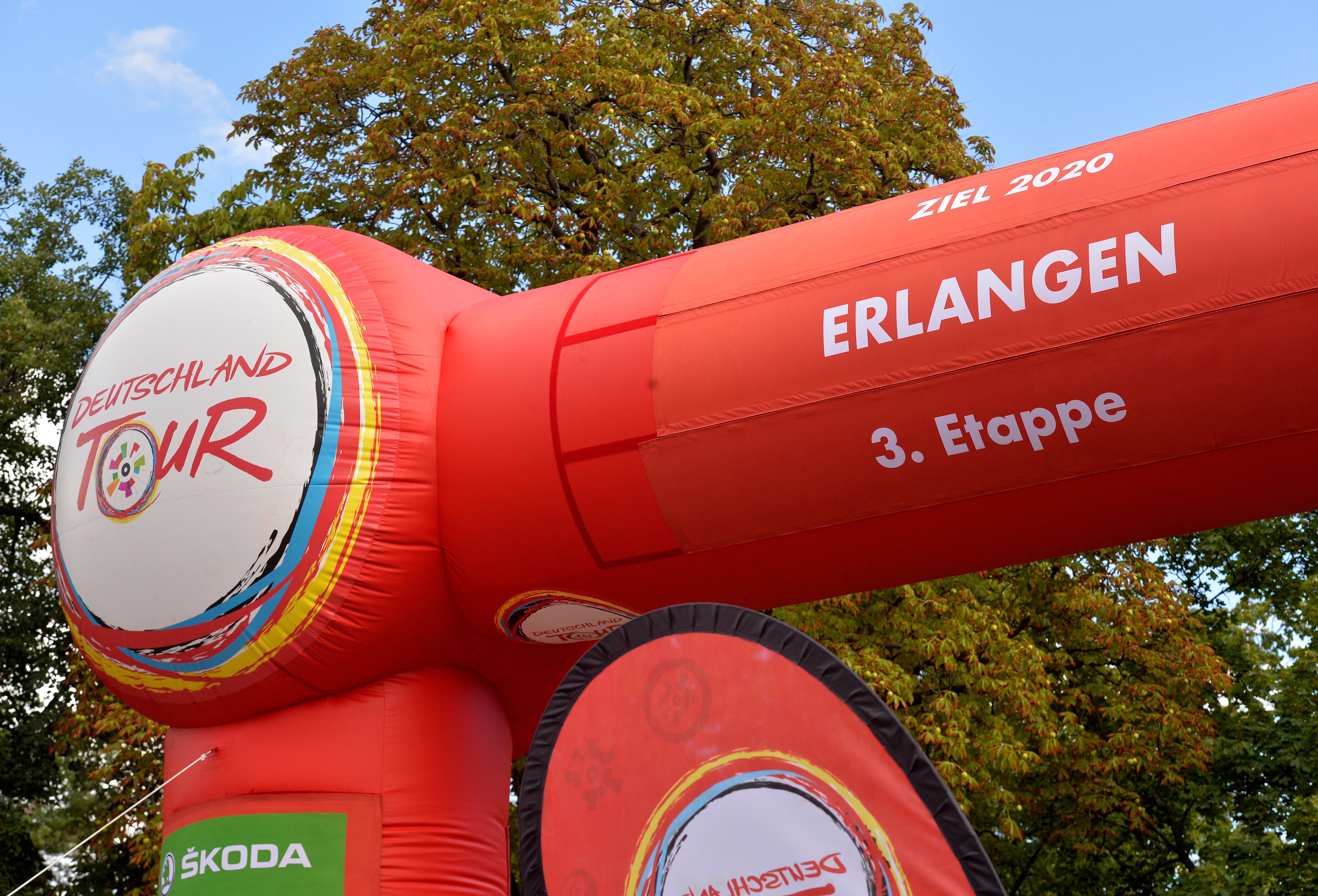 Erlangen ist Ziel der dritten Etappe der viertägigen Deutschland Tour. Die gesamte Strecke geht von Ilmenau nach Erlangen. 