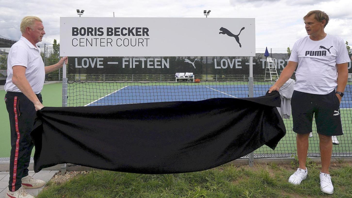 Herzogenaurach: Boris Becker weiht Centercourt bei Puma ein