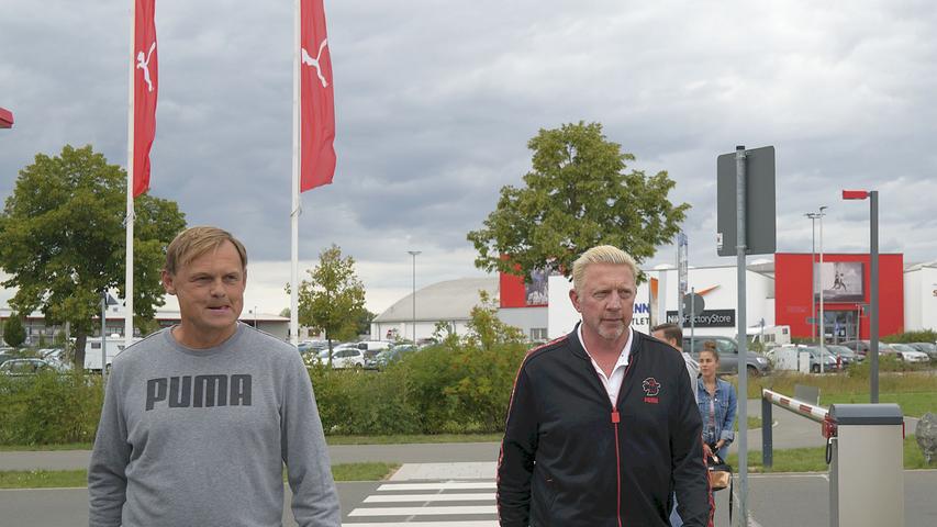 Boris Becker in Herzogenaurach: Tennis-Altstar weiht Court ein