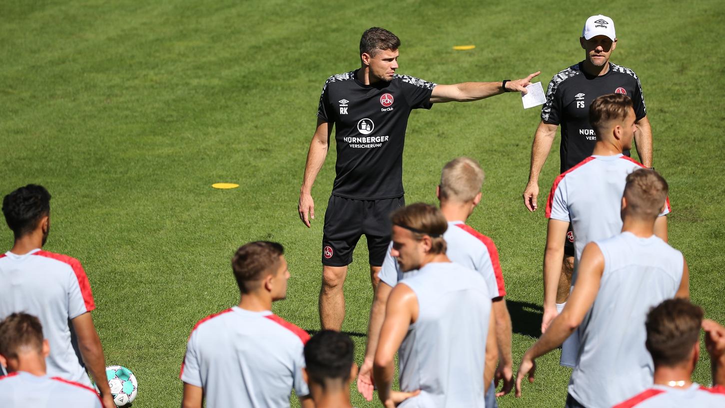 Das Team von Cheftrainer Robert Klauß testet am Samstag gegen Türkgücü München.
