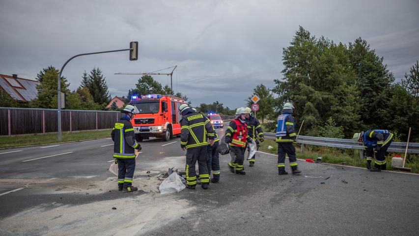 Zirndorf: Ein Verletzter bei Zusammenstoß im Kreuzungsbereich