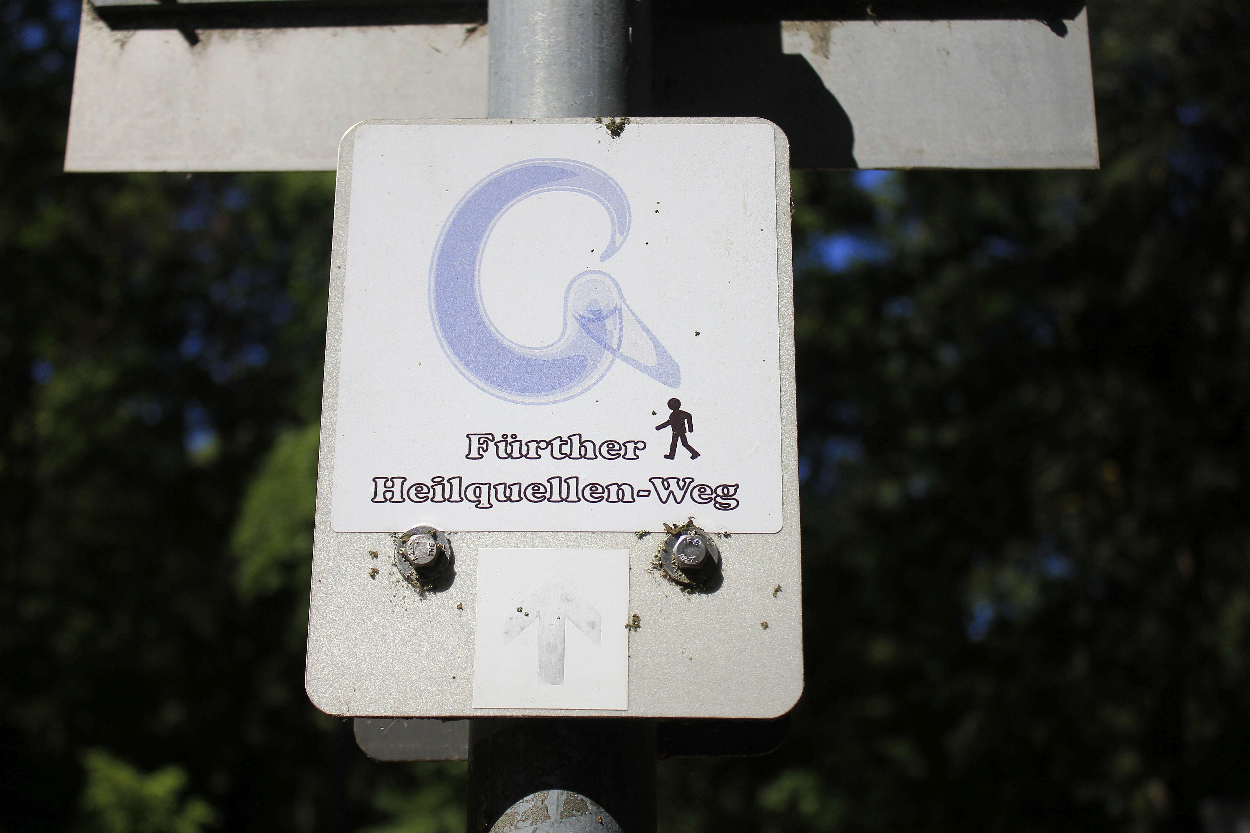 Seither ist auch der Fürther Heilquellen-Weg ausgeschildert (auf den Internetseiten der Stadt Fürth als PDF abrufbar).