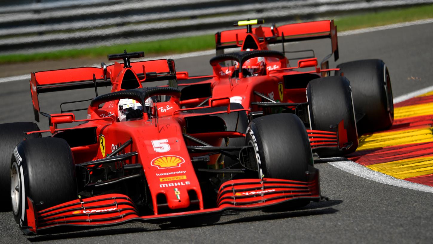 Ferrari fährt auf der Traditionsstrecke in Spa nur hinterher. Die Hoffnung, dass es bei den kommenden Italien-Rennen besser wird, ist aufgrund fehlender Motorleistung kaum vorhanden.