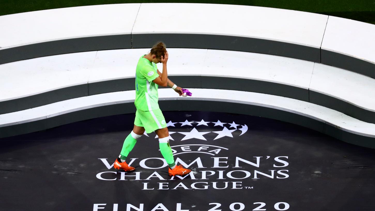 Mit 1:3 unterlagen die Spielerinnen des VfL Wolfsburg im Finale der Champions League gegen Olympique Lyon.