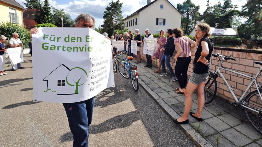 Die Proteste der Anwohner gegen die geplante Nachverdichtung im „Gartenviertel“ waren im vergangenen Sommer erfolglos: Der Bausenat hat den Bau der Acht-Parteien-Anlage an der Saarlandstraße genehmigt.