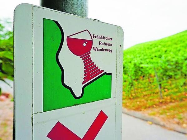 Fränkischer Rotwein-Wanderweg: Da geht’s zum Schoppen