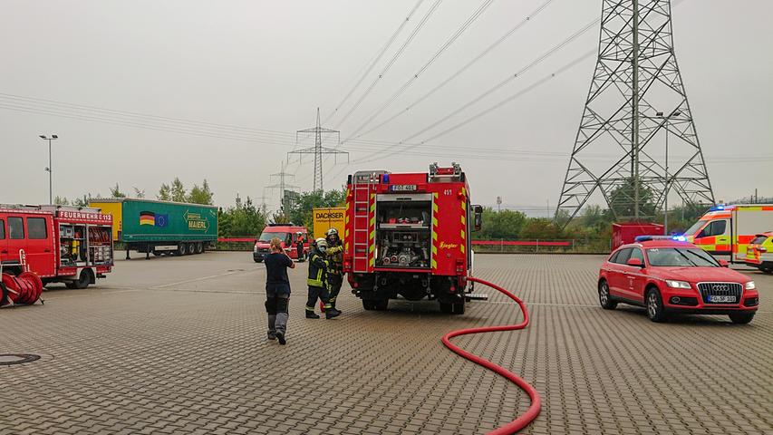 Feuer bricht am Schmelzofen aus: Einsatz der FFW Forchheim