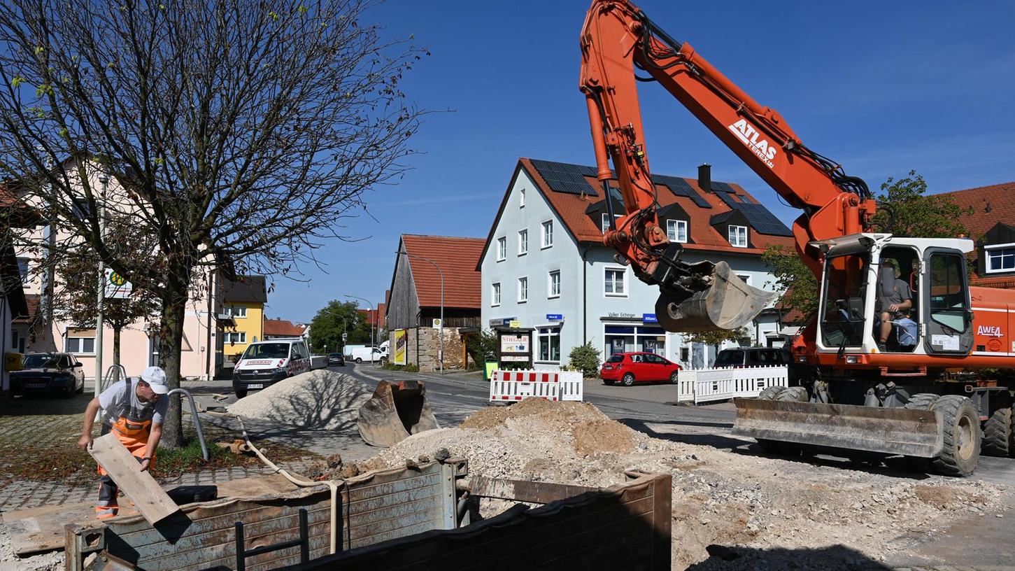 Postbauer-Heng: Bauarbeiten in der Neumarkter Straße haben begonnen