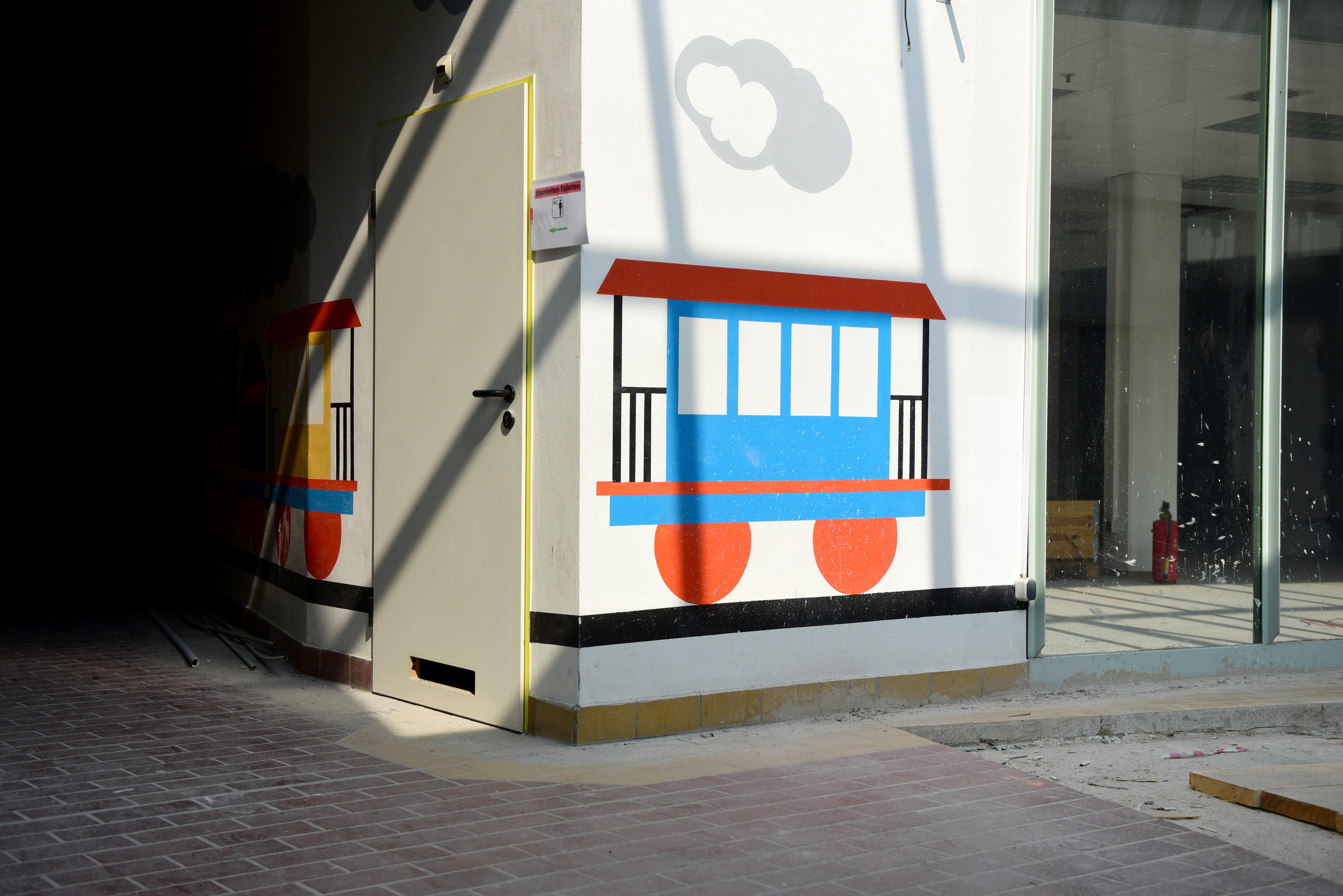 Einige Relikte aus den City-Center sind noch zu erkennen.