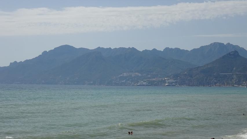 An der Küste von Salerno.
