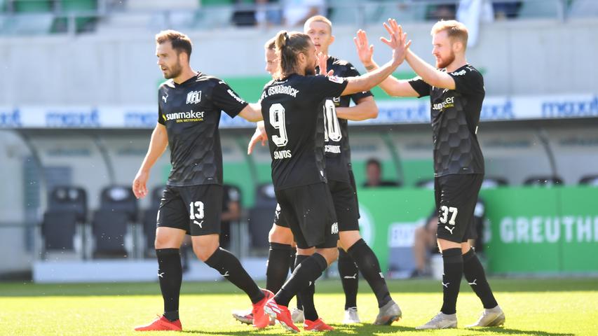 Zwischen Glück und Enttäuschung: Fürth kommt gegen Osnabrück nicht über ein 1:1 hinaus
