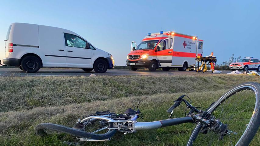 Schwerer Unfall bei Abenberg: E-Bike-Fahrer stirbt in Klinik