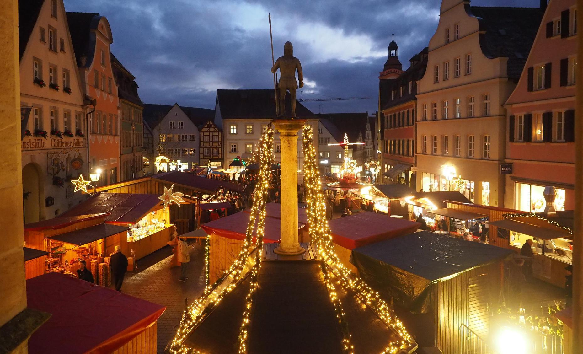 Kein normaler Weihnachtsmarkt in Weißenburg Nordbayern