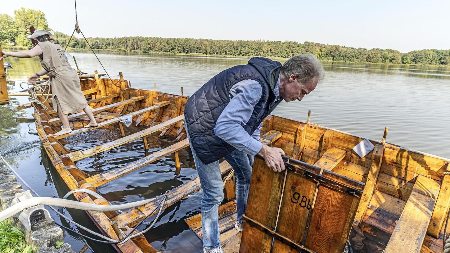 Altmühlsee: Bau des neuen Römerboots beginnt